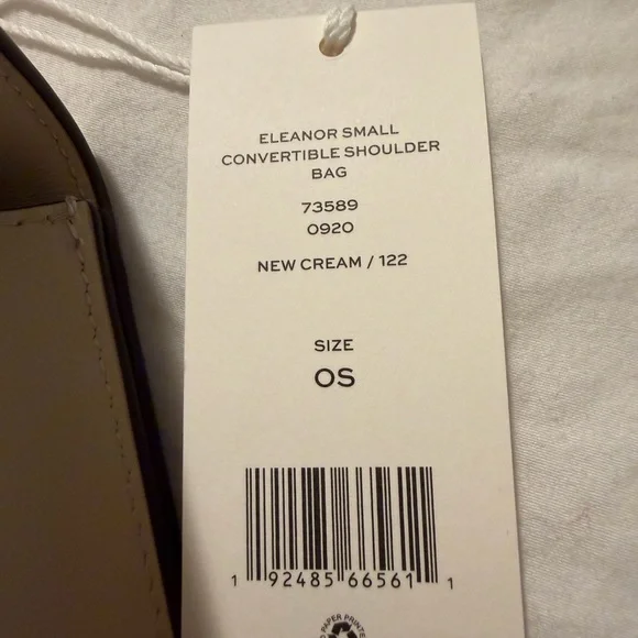 Tory Burch Beige Crossbody Bag with Gold Accents - Picture 5 of 5